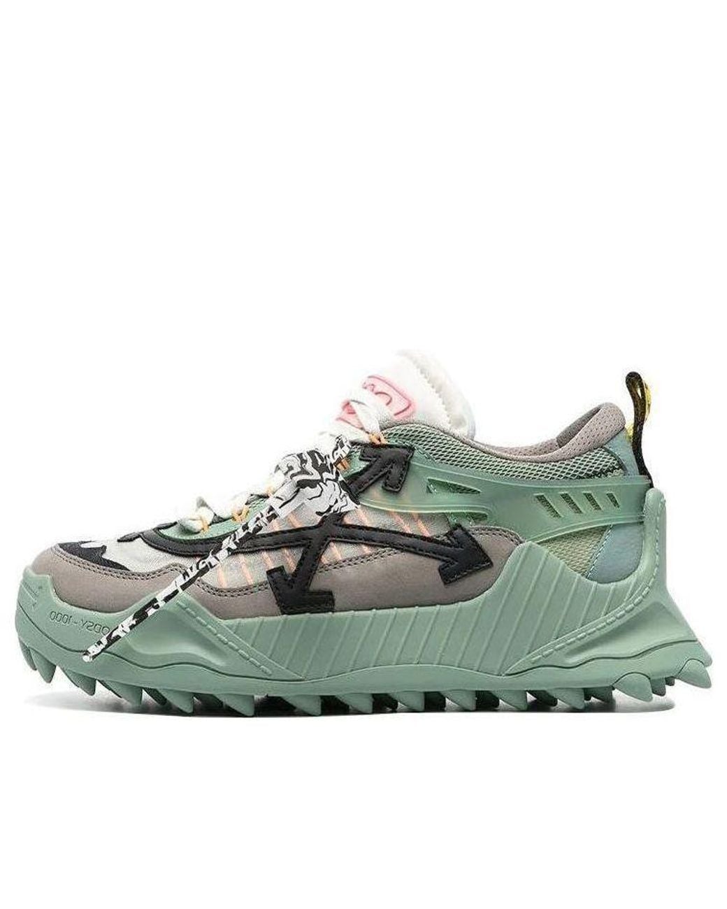 Off-White c/o Virgil Abloh Green Odsy 1000 Sneakers for men