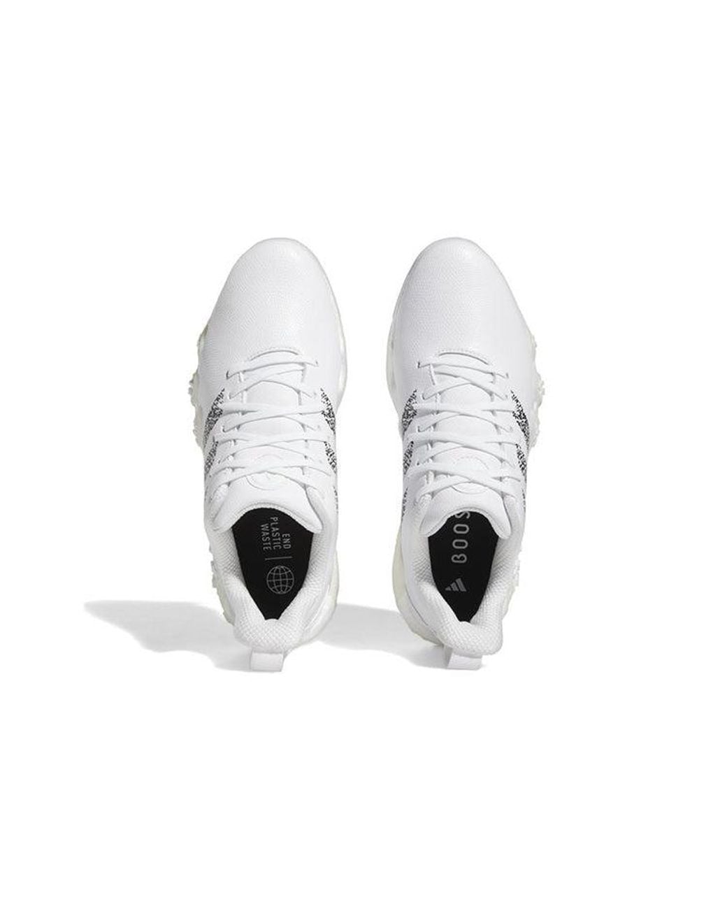 Adidas White Codechaos 22 Boost Golf Shoes 'Cloud Core' for men