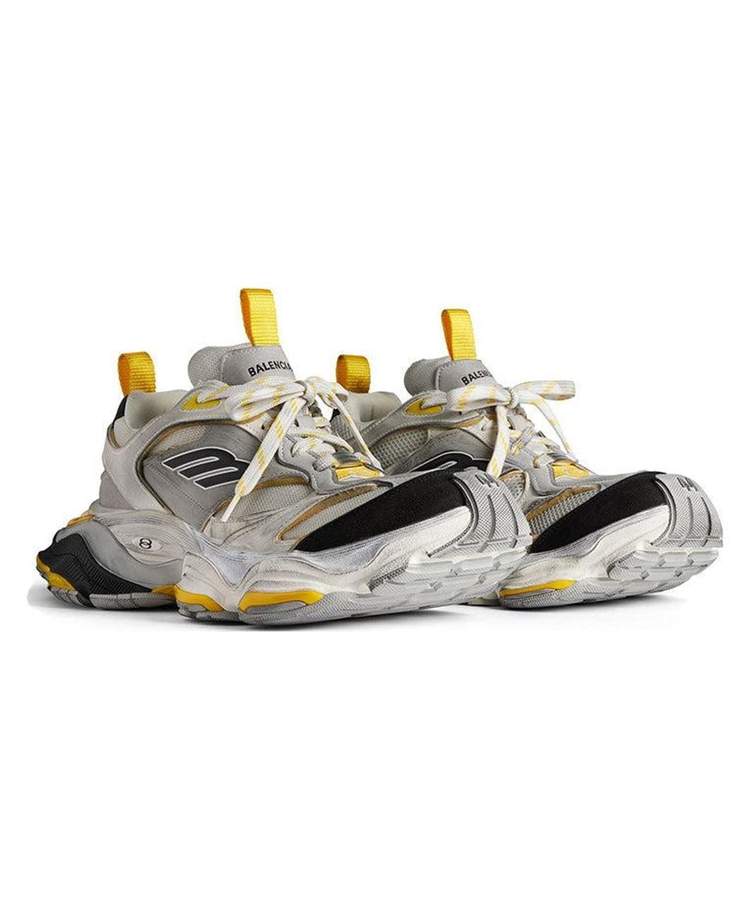Balenciaga White Cargo Sneakers for men