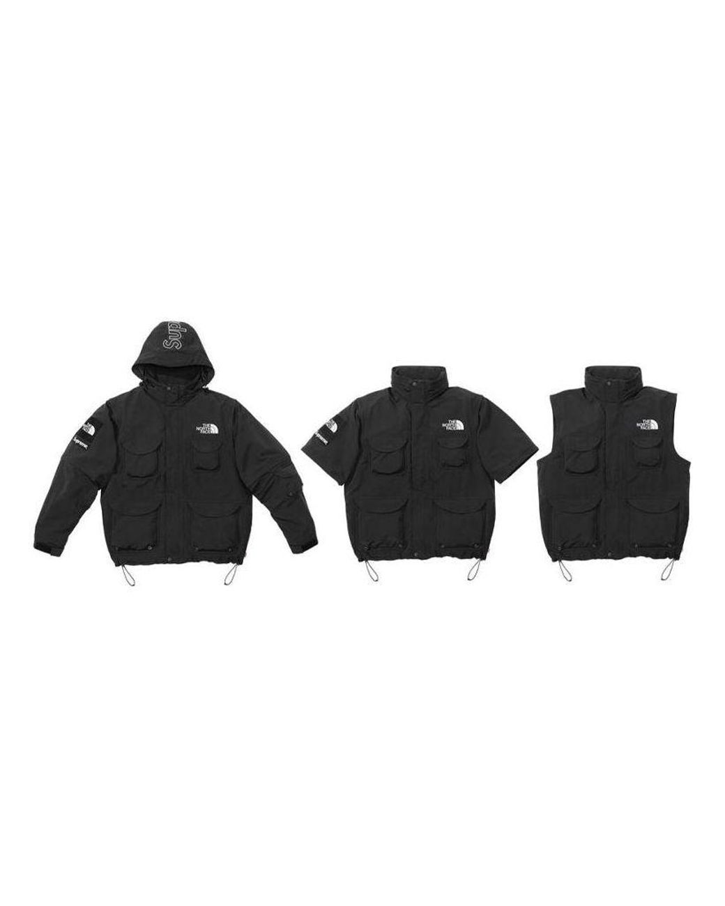 Supreme X The North Face Trekking Convertible Jacket in Black for