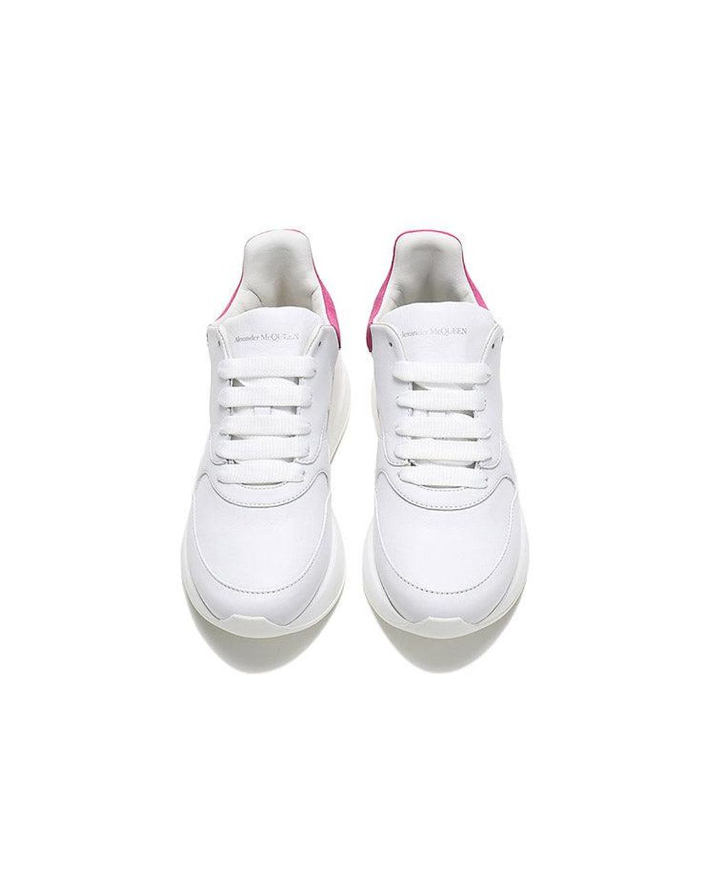 McQueen White (Wmns) Oversized Runner Sneakers Rose'