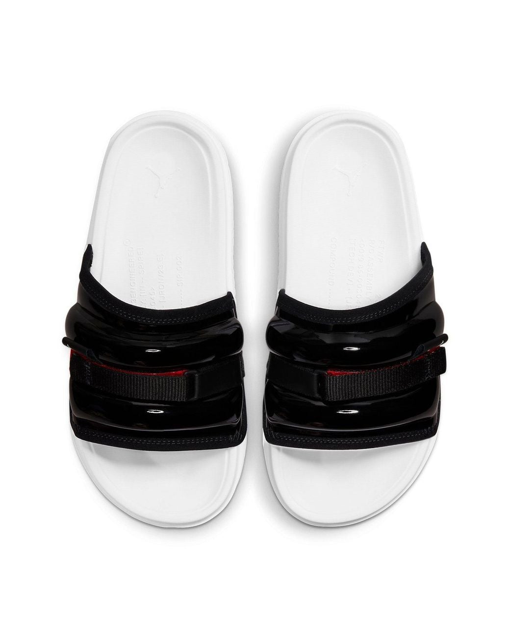 Nike Black Super Play Slide University' for men