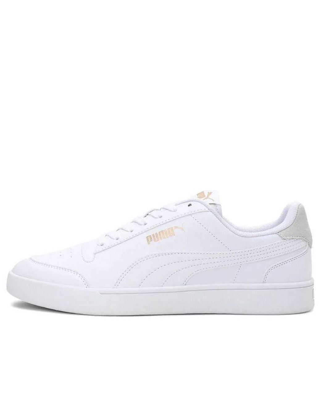 PUMA White Shuffle Sneakers for men