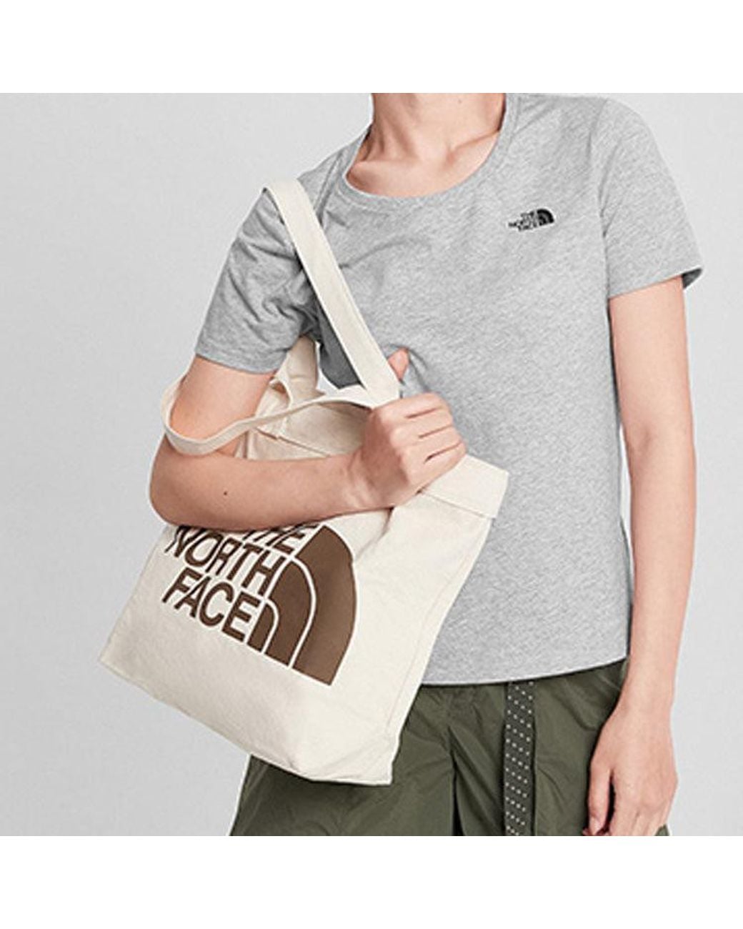 The North Face White Utility Tote