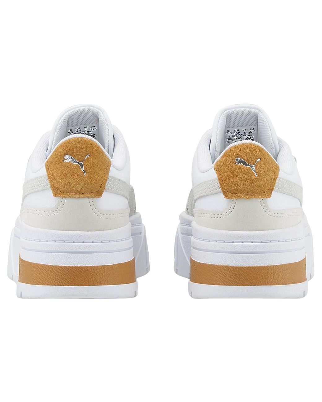 PUMA White (Wmns) Mayze Stack Luxe 'Frosted Ivory'