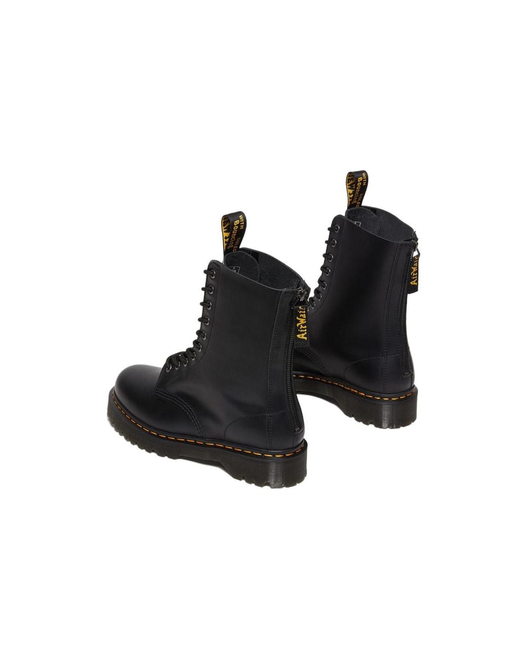 Dr. Martens Black 1490 Hi Bex Zip Leather Boots for men