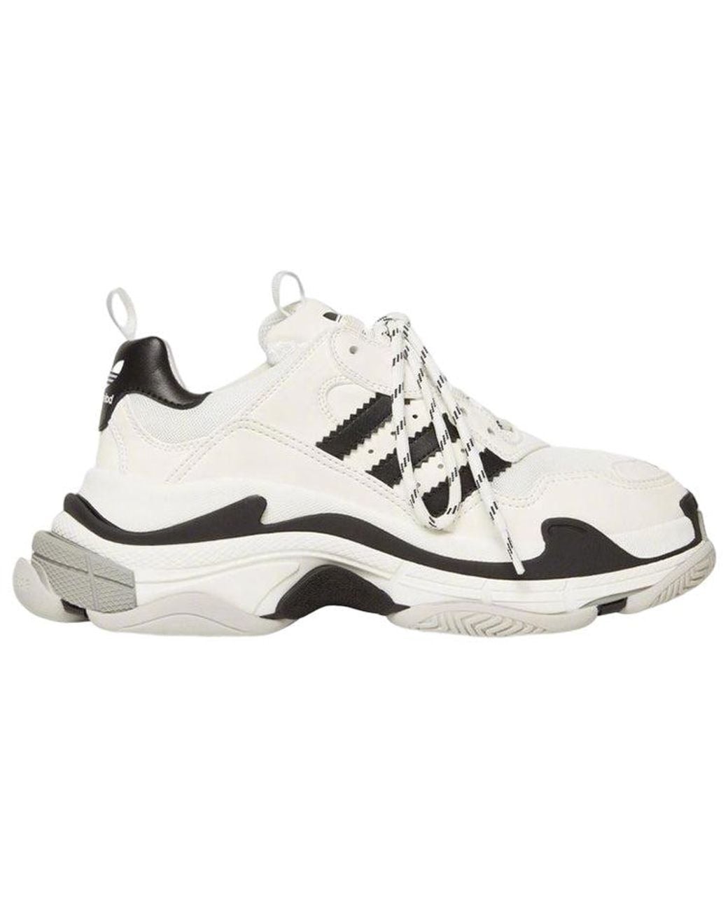 Adidas White X Balenciaga Triple S Sneaker