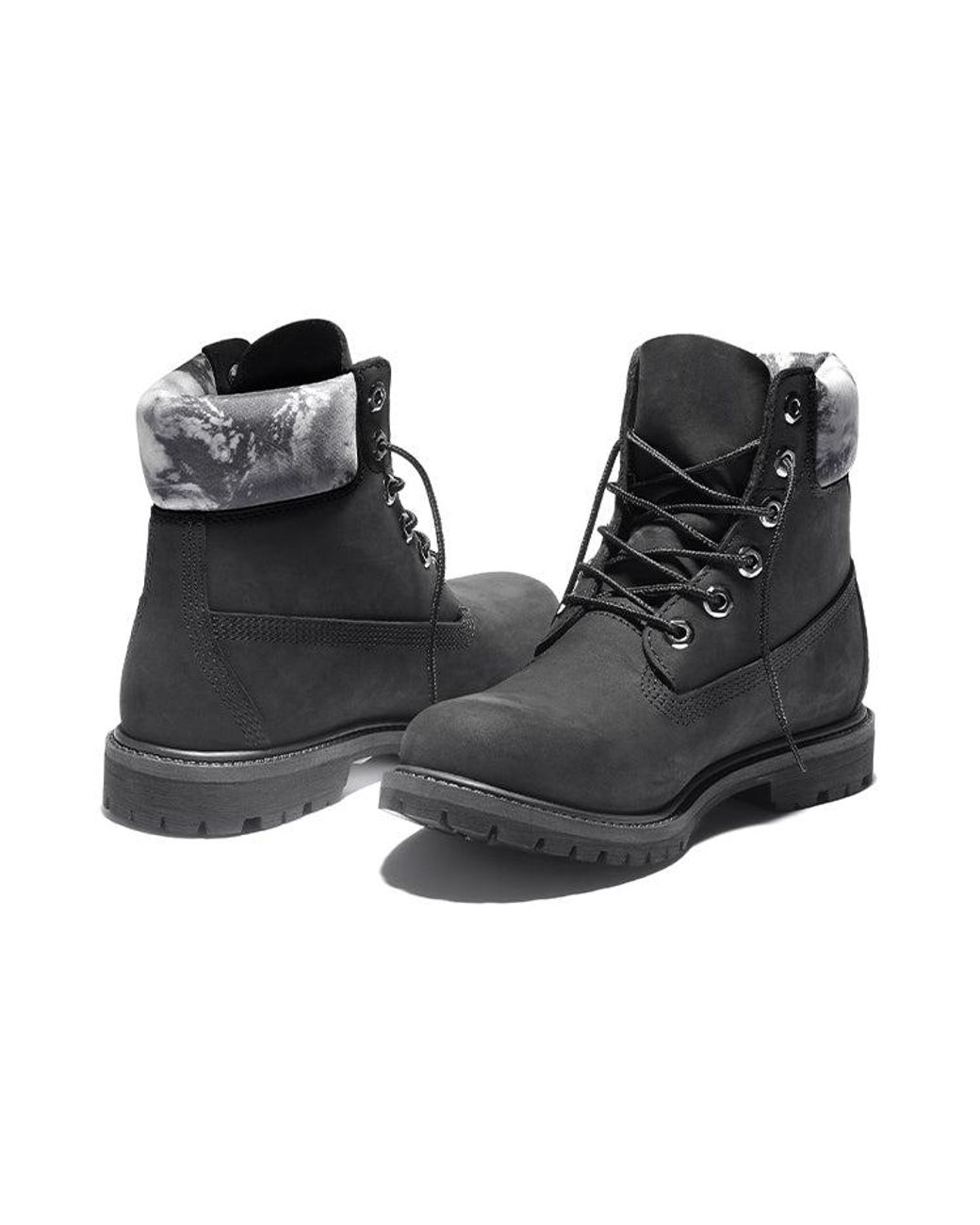 Timberland Black (Wmns) Premium -Inch Waterproof Boot 'Cloudy Nubuck'