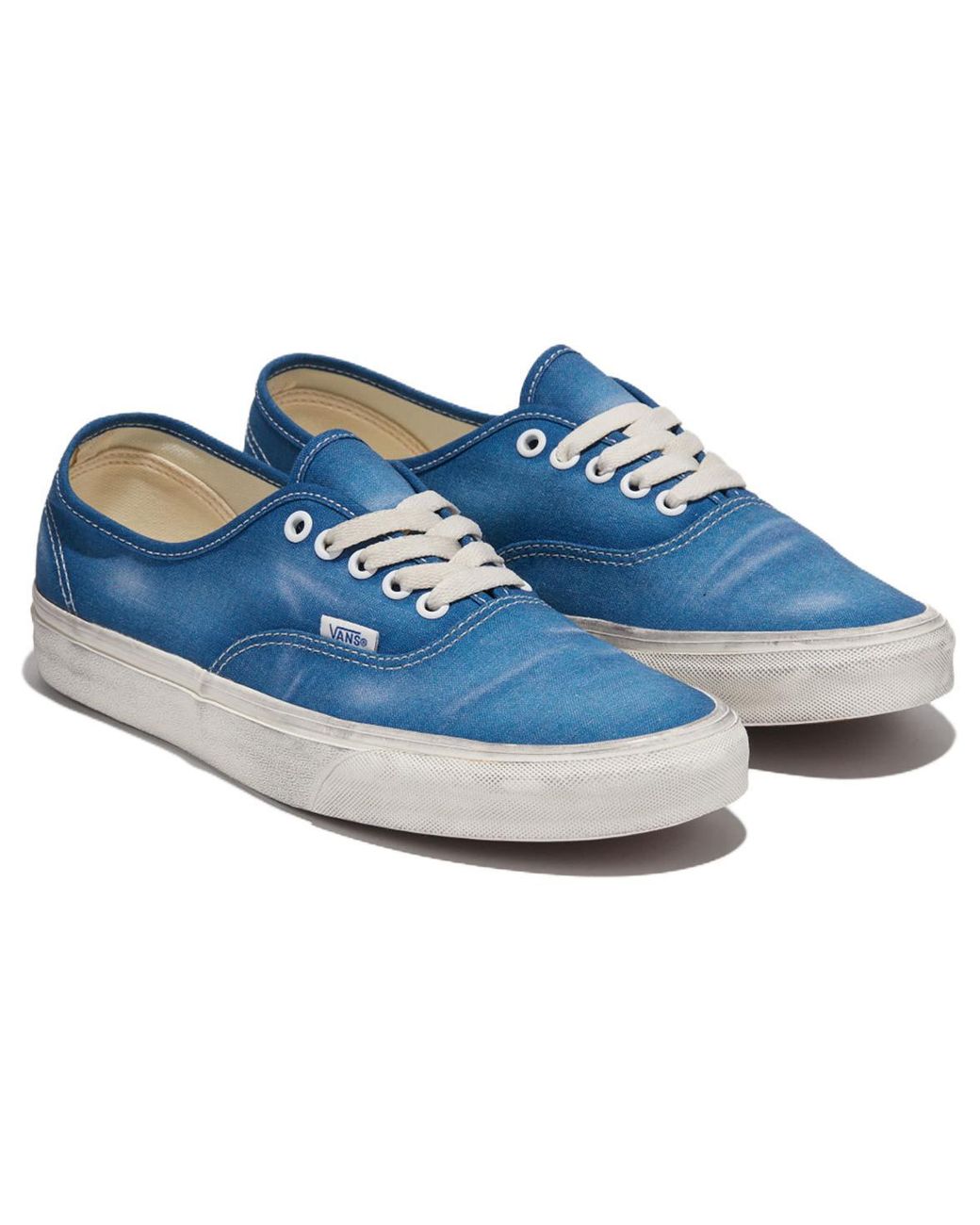 Vans Blue Authentic 'Wave Washed' for men