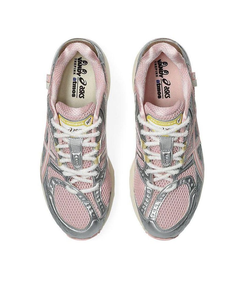 Asics White X Vandy The X Atmos Gel-Nimbus .1 'Banana Split Strawberry' for men