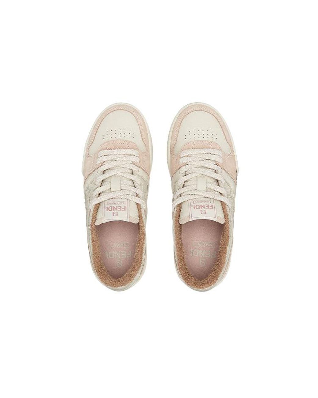 Fendi Natural (Wmns) Match Low Top Suede
