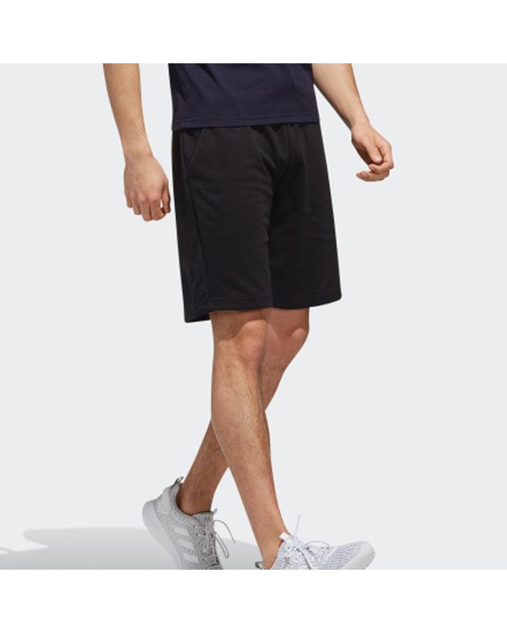 Adidas Black Neo Casual Sports Shorts for men