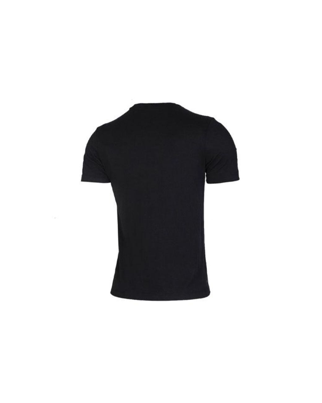 Nike Black Basketball Printing Sports Short Sleeve for men