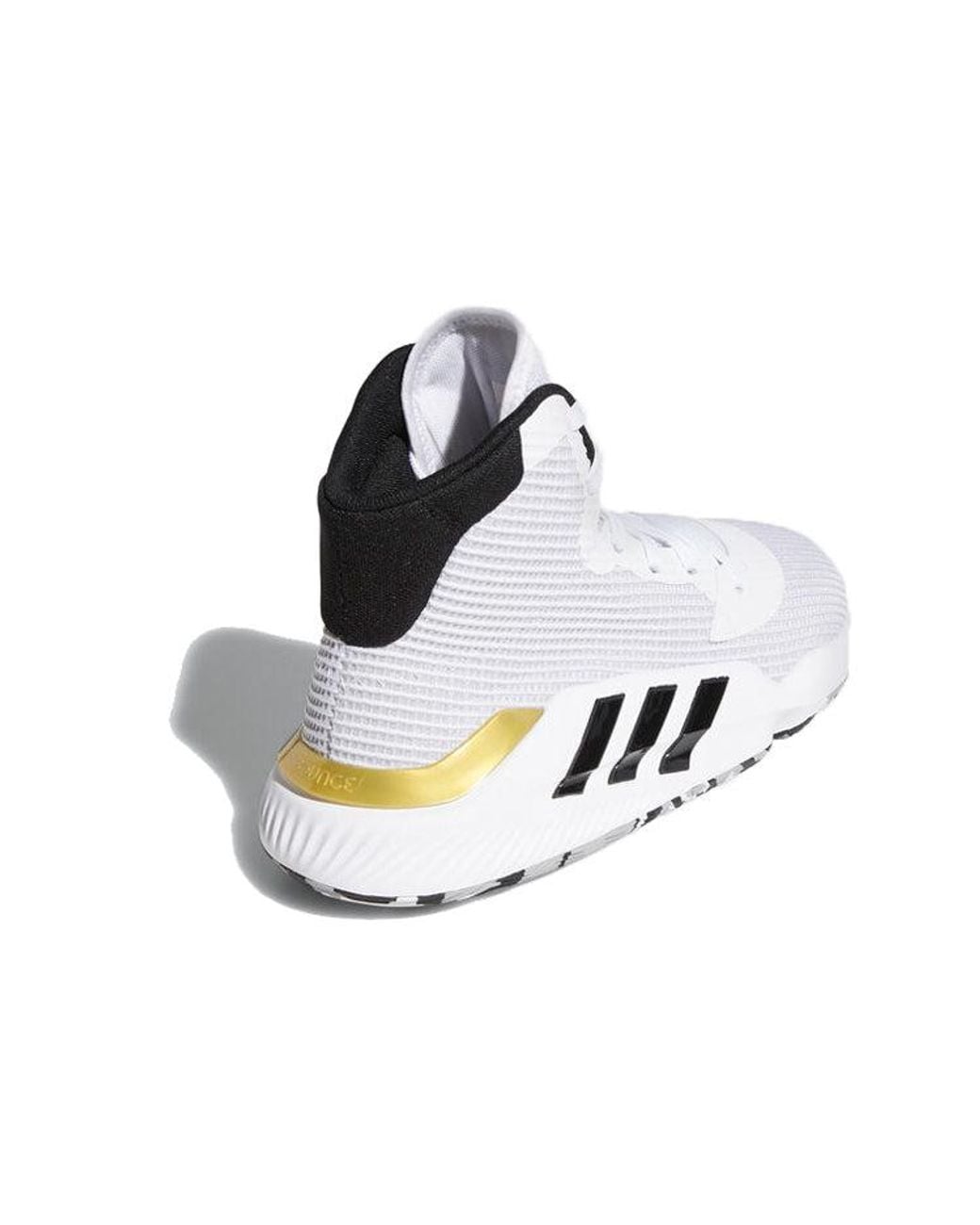 Adidas White Pro Bounce 2019 Metallic' for men