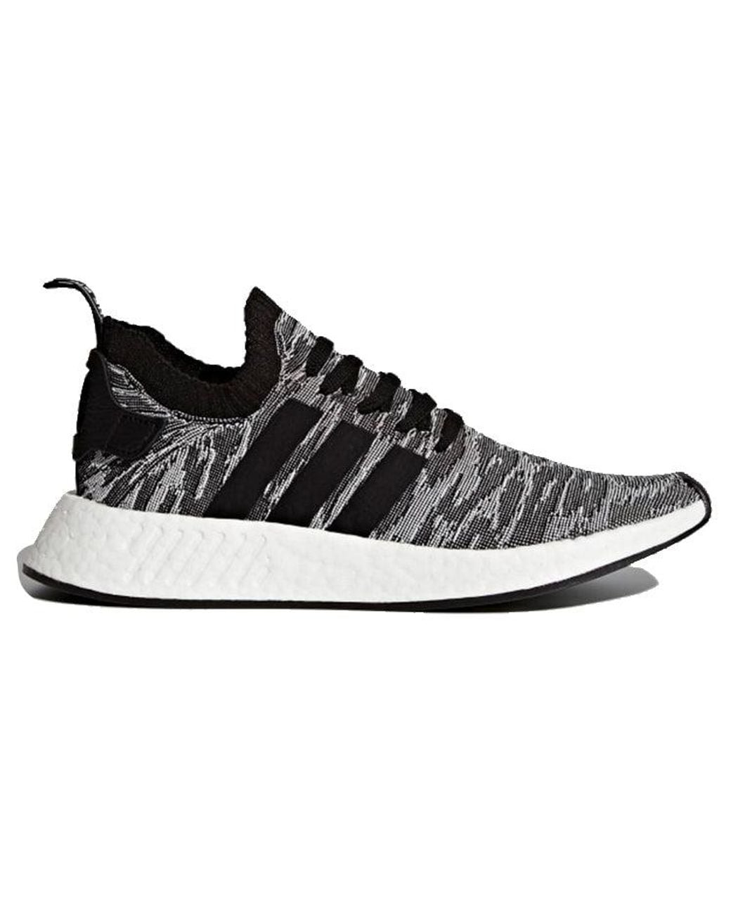 Adidas Black Nmd_R2 Primeknit 'Core' for men
