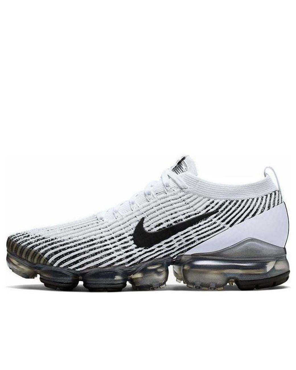 Nike White Air Vapormax Flyknit 3 'Zebra' for men