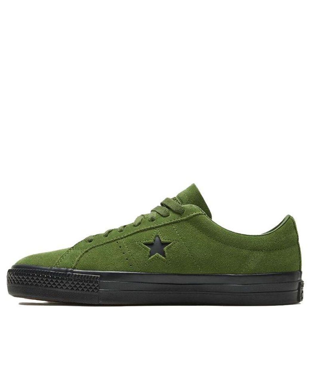 gjorde det jeg lytter til musik berolige Converse One Star Pro Retro Low Tops Casual Skateboarding Shoes Green | Lyst