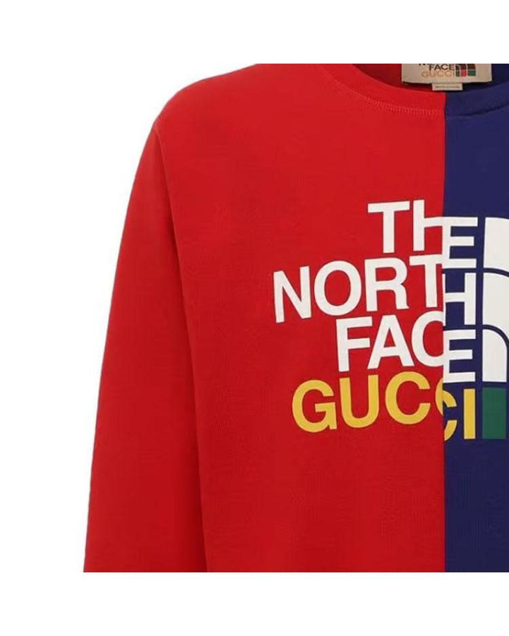Gucci Blue X The North Face Sweatshirt for men