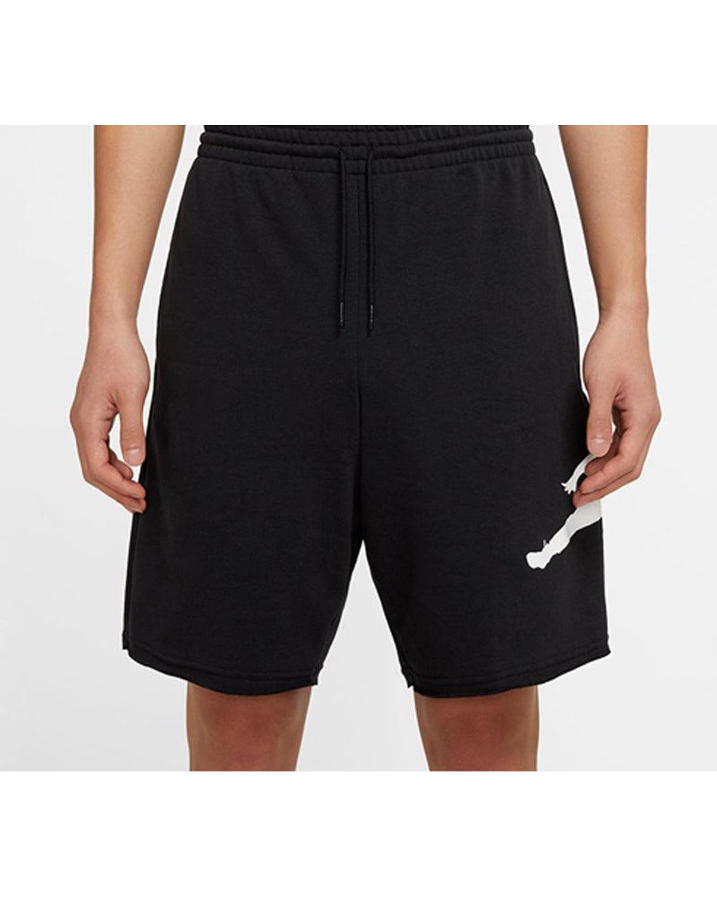 Nike Black Side Large Logo Sports Shorts for men