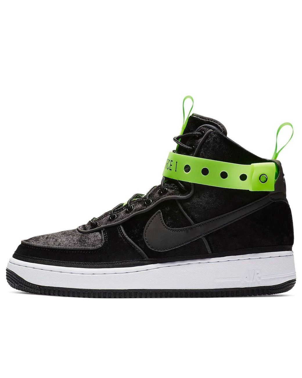 Nike Black X Magic Stick Air Force 1 High Velour' for men