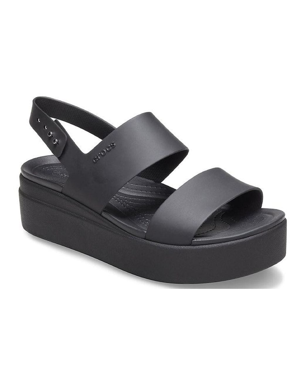 CROCSTM Blue (Wmns) Brooklyn Thick Sole Casual Sandals