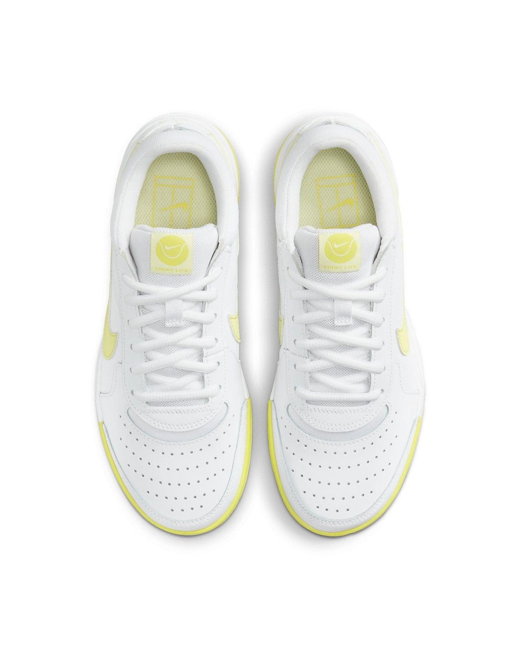 Nike White (Wmns) Court Zoom Lite 3 High Voltage'