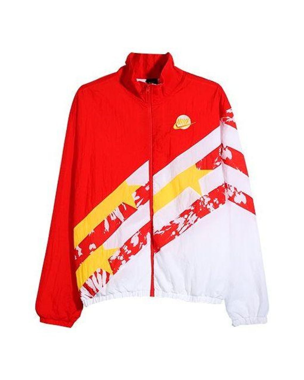 Nike Red As Nk Throwback Jkt Jacket Wvn University for men