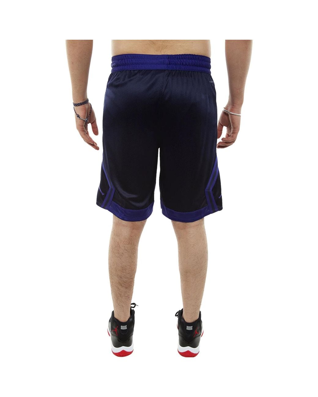 Nike Blue Rise Diamond Basketball Short for men
