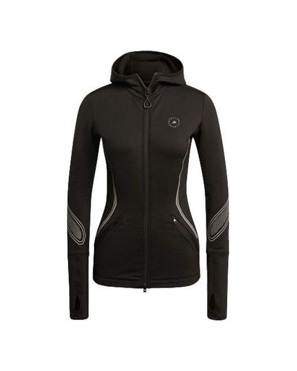 Adidas Black (Wmns) By Stella Mccartney Truepace Midlayer Cold.Rdy Jacket