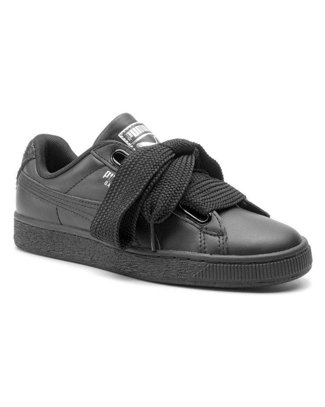 PUMA Black (Wmns) Basket Heart 'Bio Hack