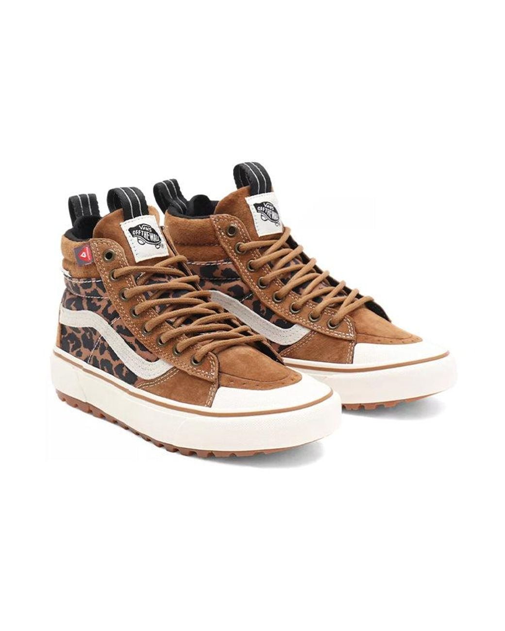 Vans Brown Sk8-hi Mte-2 High-top Sneakers Leopard