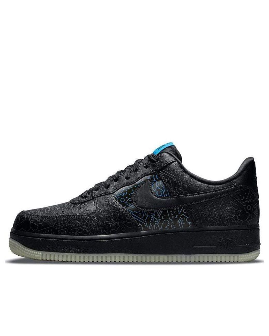 Nike Space Jam X Air Force 1 '0 'computer Chip' in Black for Men | Lyst