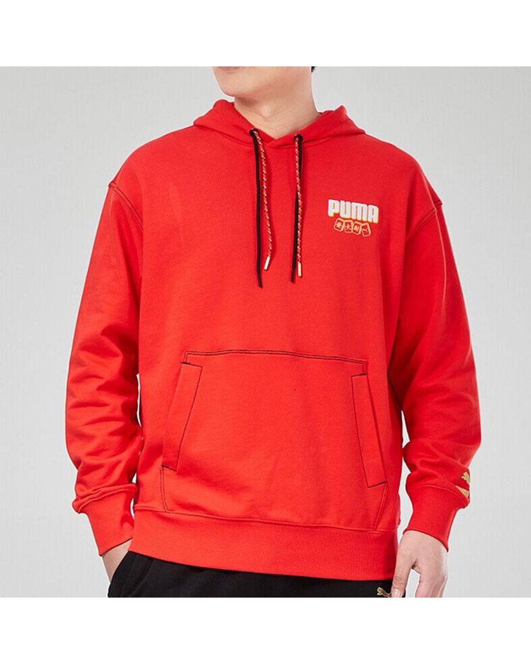 PUMA Red Yotox Hoodie for men