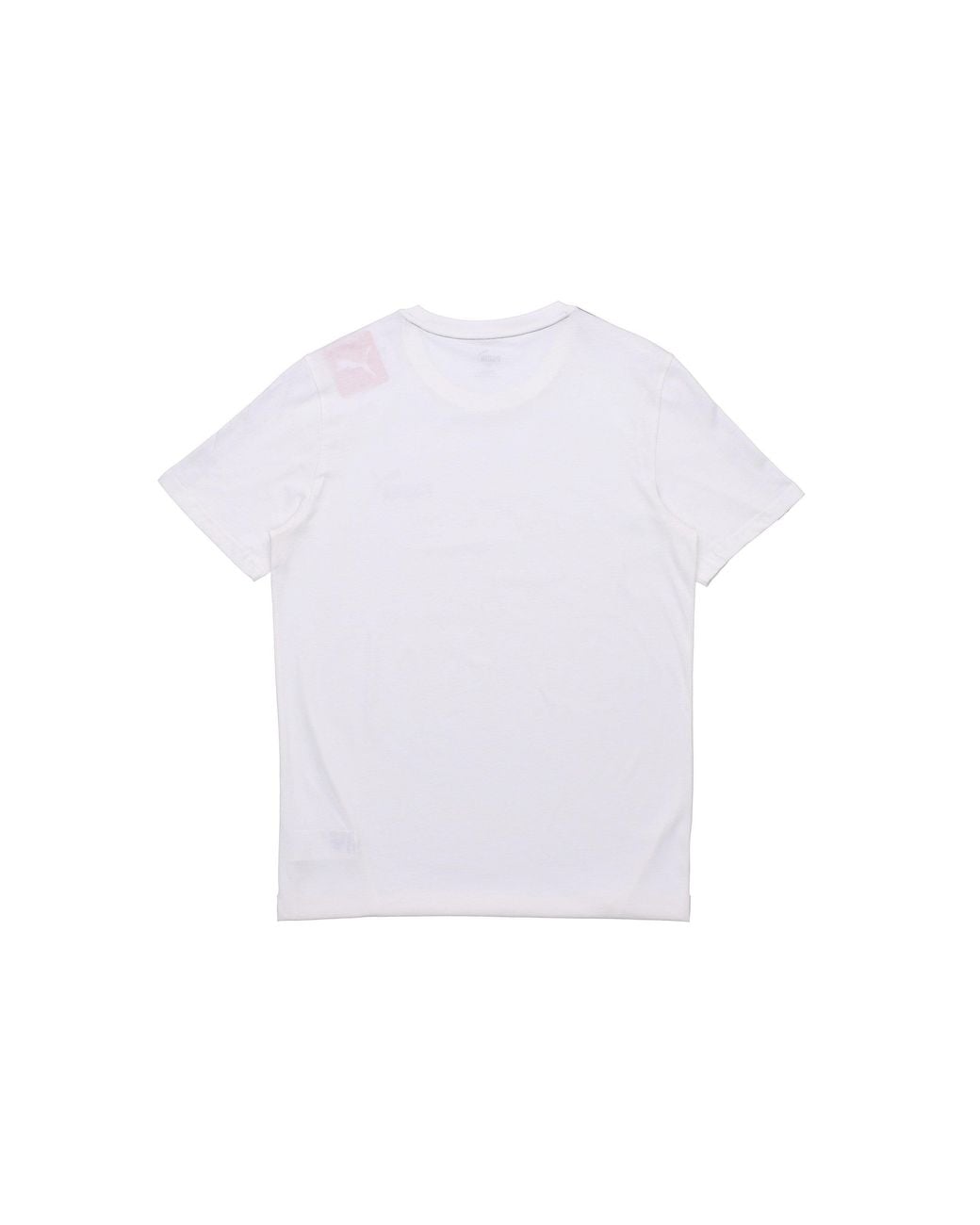 PUMA White Taping Logo T-Shirt for men