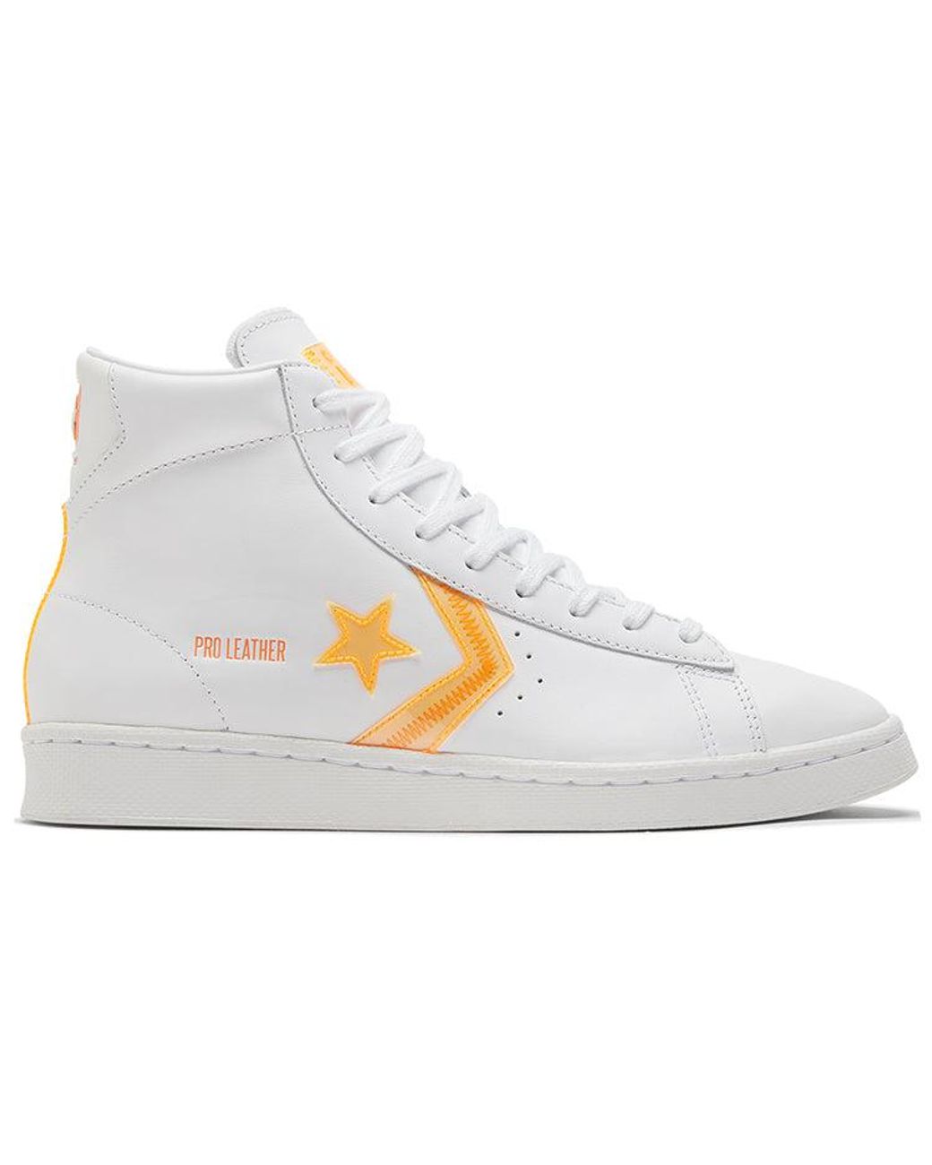 Converse White Pro Leather High 'Hi-Vis Collection for men