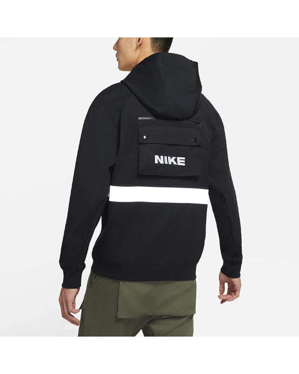 Nike Blue Nsw City Made Cargo Pocket Knit Pullover for men