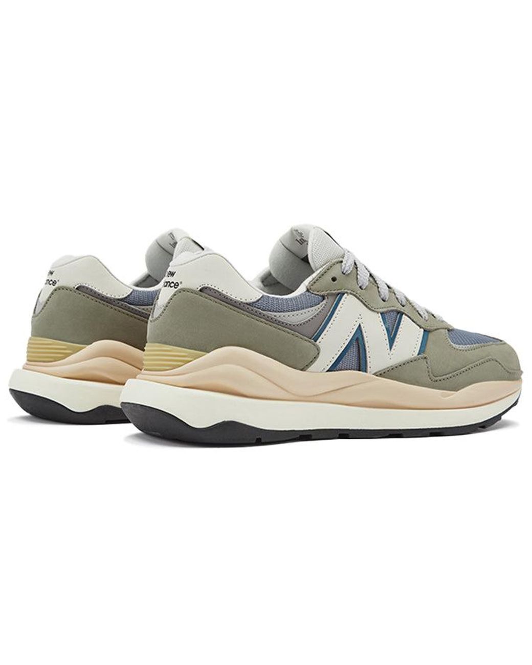 New Balance White 57/40 Khaki' for men
