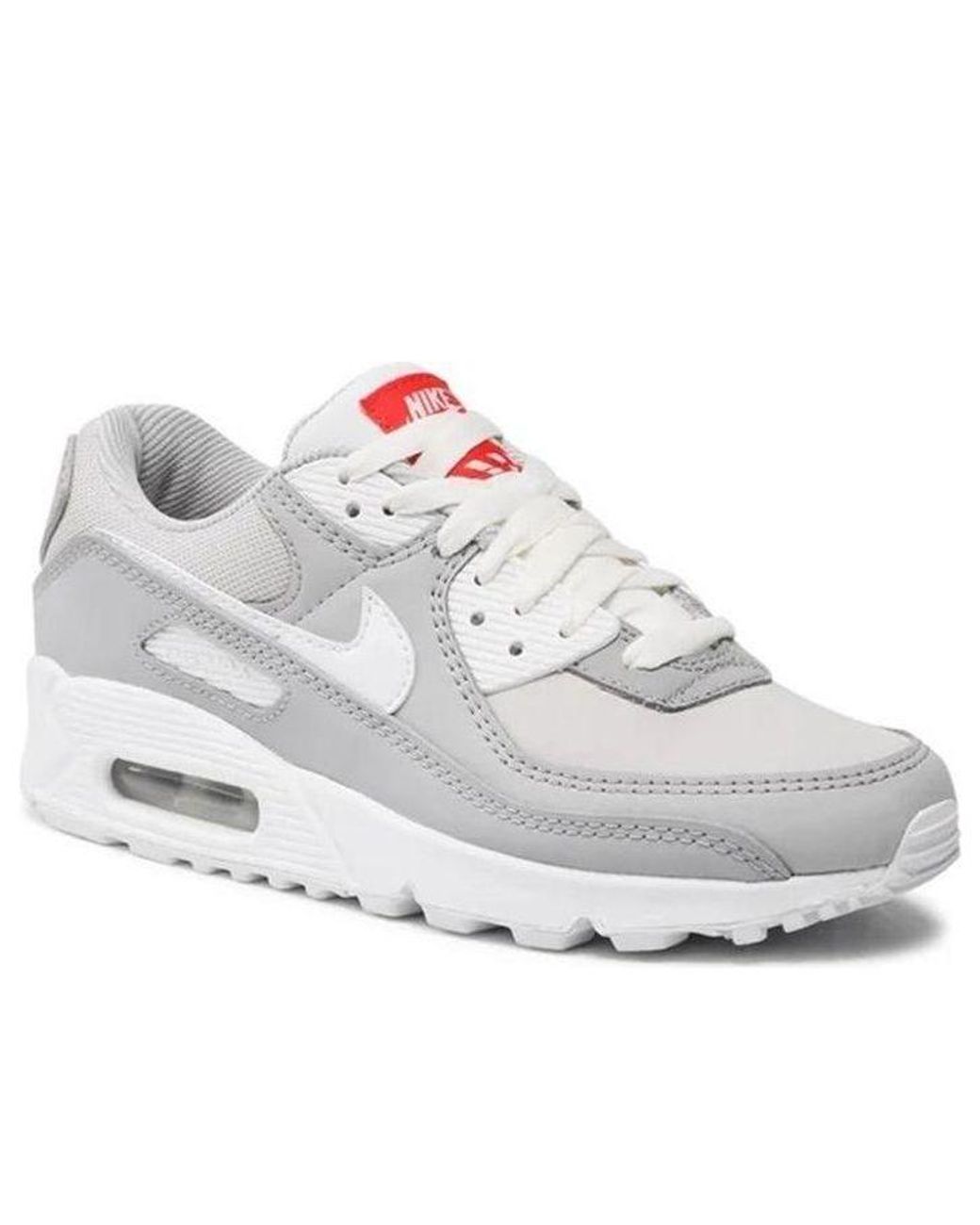 Nike White (Wmns) Air Max 90 'Light Smoke'