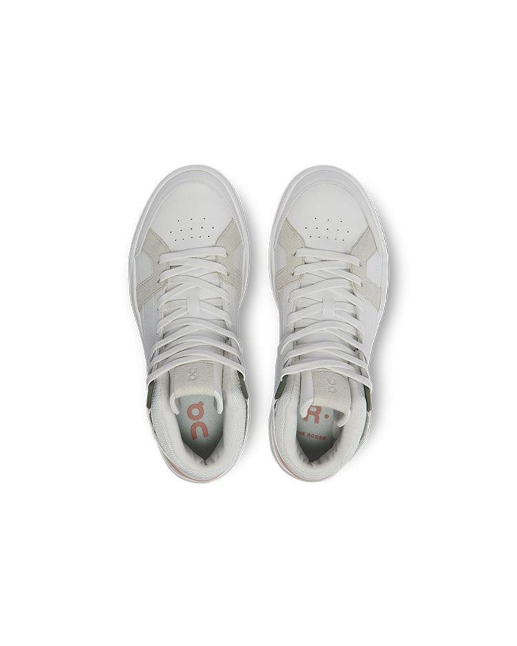 On Shoes White (Wmns) The Roger Clubhouse Mid X Federer Rose'