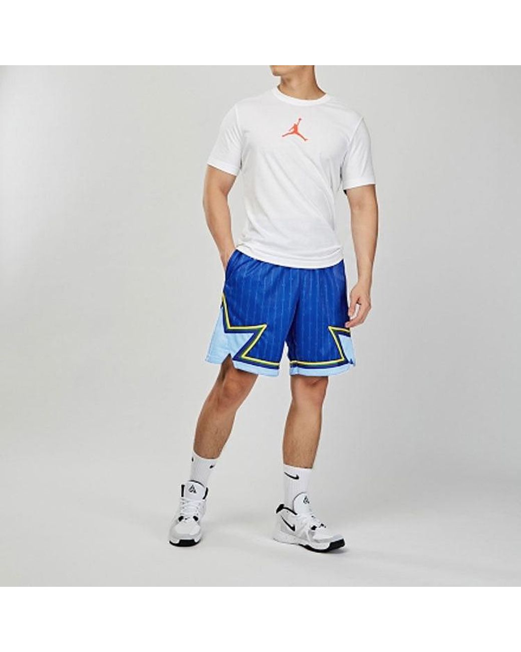 Nike Blue All-Star Sports Shorts for men