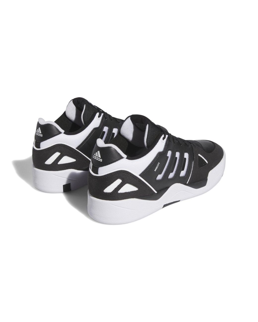 Adidas Black Midcity Low Shoes 'Core Cloud' for men