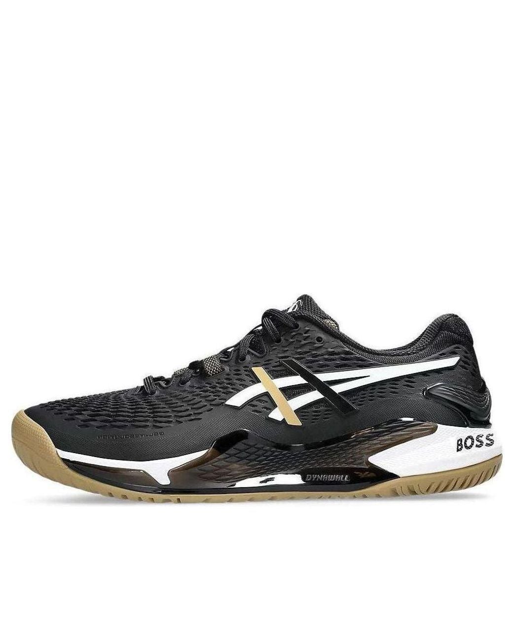 Asics Black Gel-Resolution 9 X Hugo Boss Camel' for men