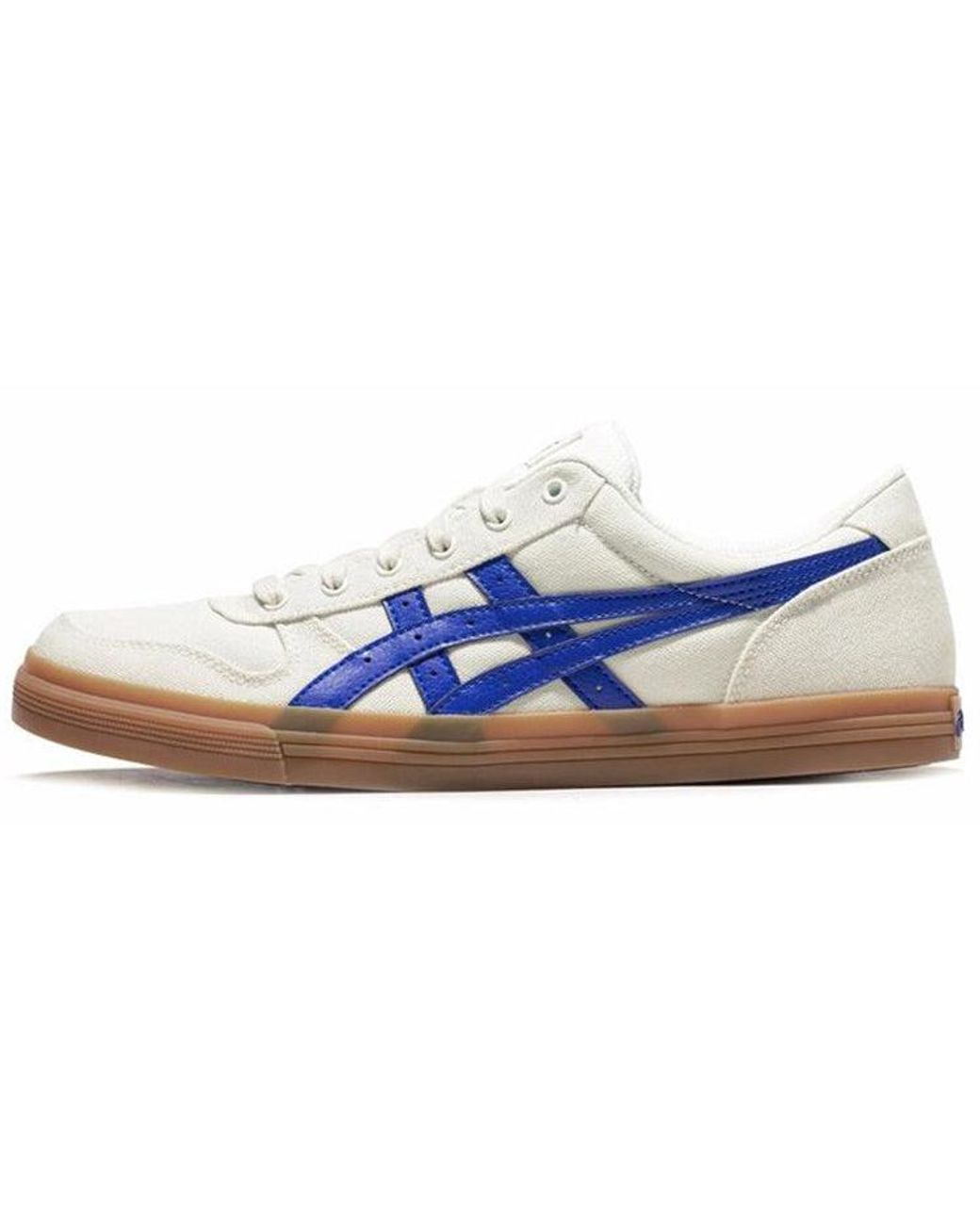 Asics Aaron White Blue Casual Skate Shoes 'white Blue' | Lyst