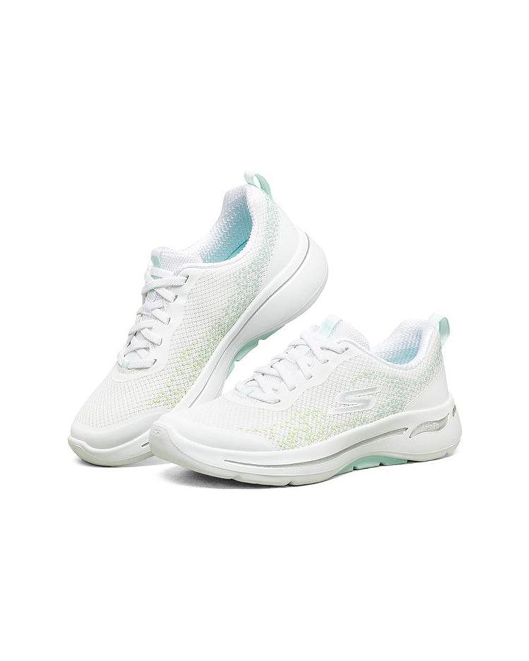 Skechers White (Wmns) Go Walk Arch Fit Light'