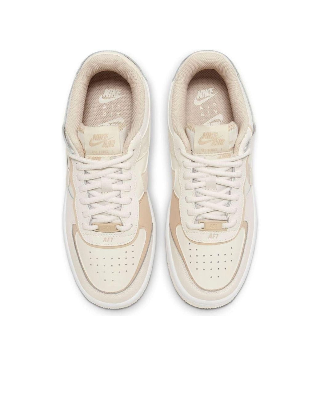 Nike White (Wmns) Air Force 1 Low Shadow 'Sail Pale Ivory Sanddrift'