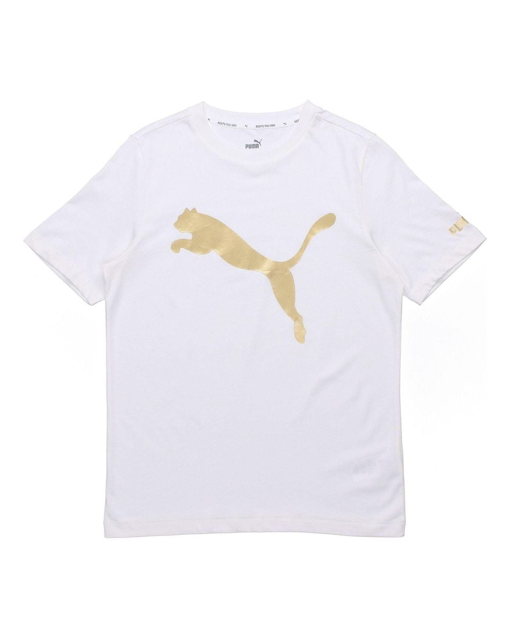 PUMA White Logo Foil Tee for men