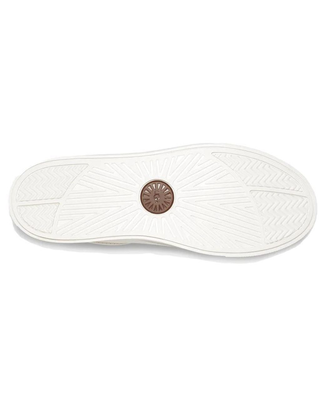 Ugg White Baysider Low Weather Shoe Leather' for men