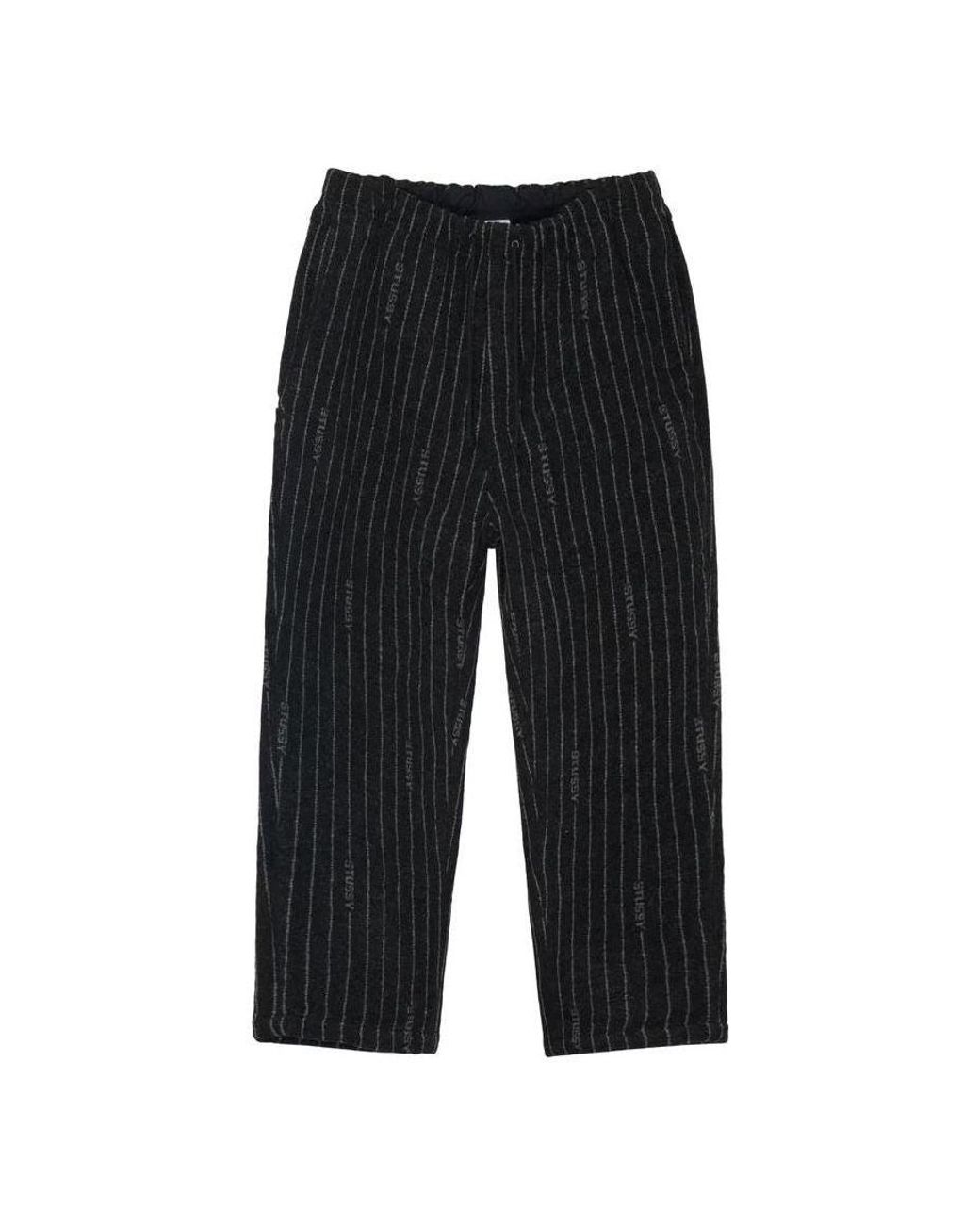 Nike Black X Stussy Joggers Asia Sizing for men