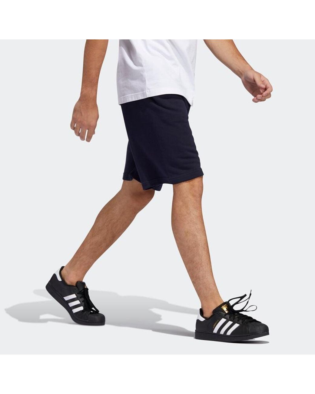 Adidas Blue Originals Pre Game Short Loose Running Sports Shorts for men