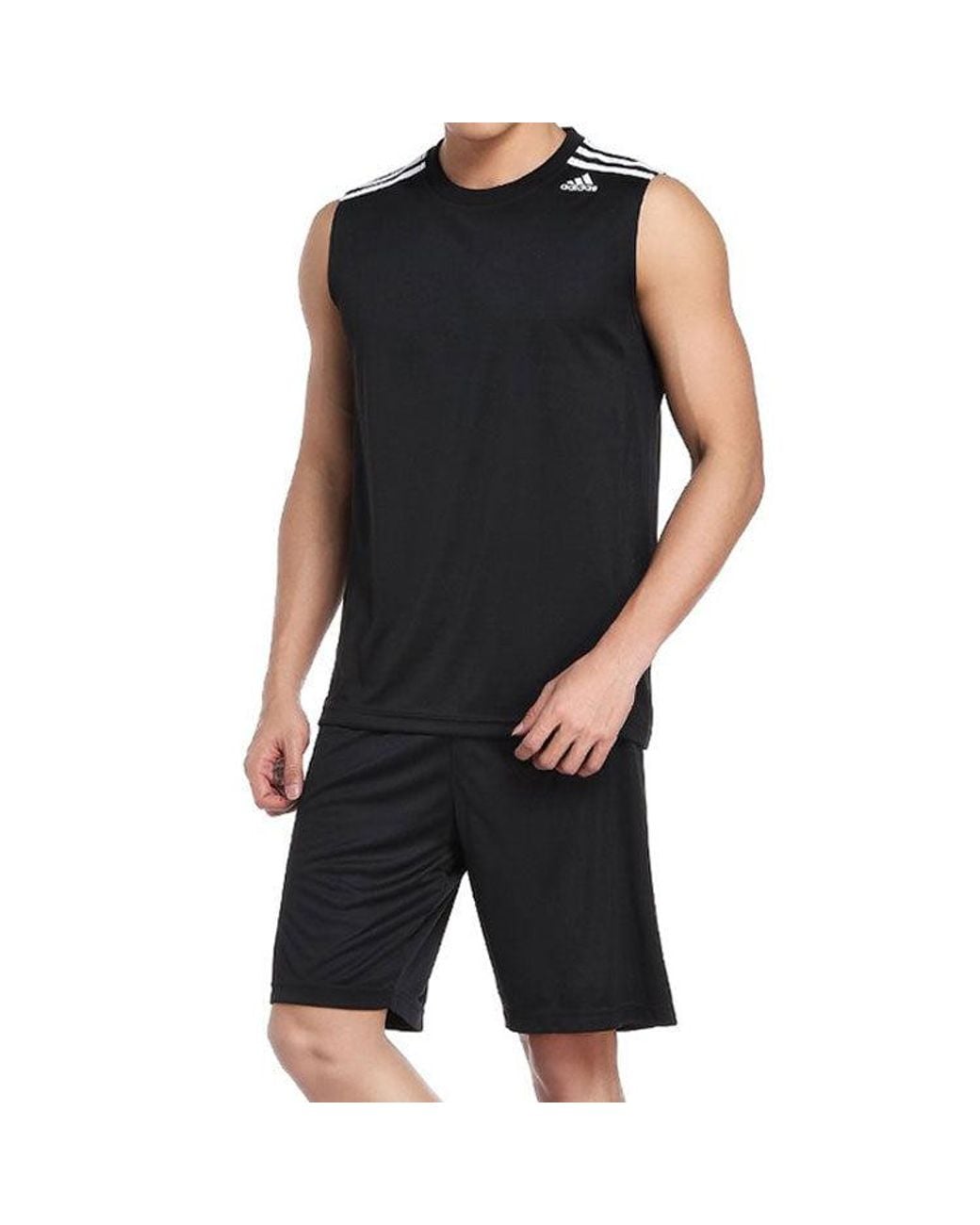 Adidas Blue All World Sleeveless Knitted Vest for men